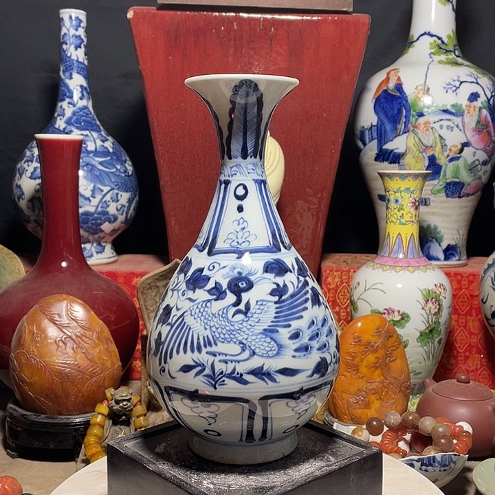 瓷片青花瓷器手工制作