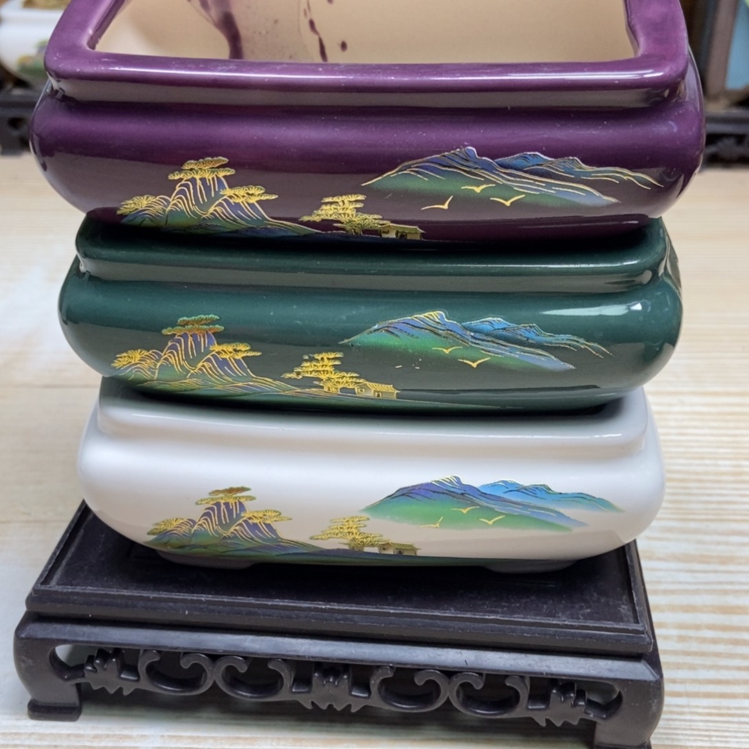 瓷片陶瓷花盆陶瓷艺术