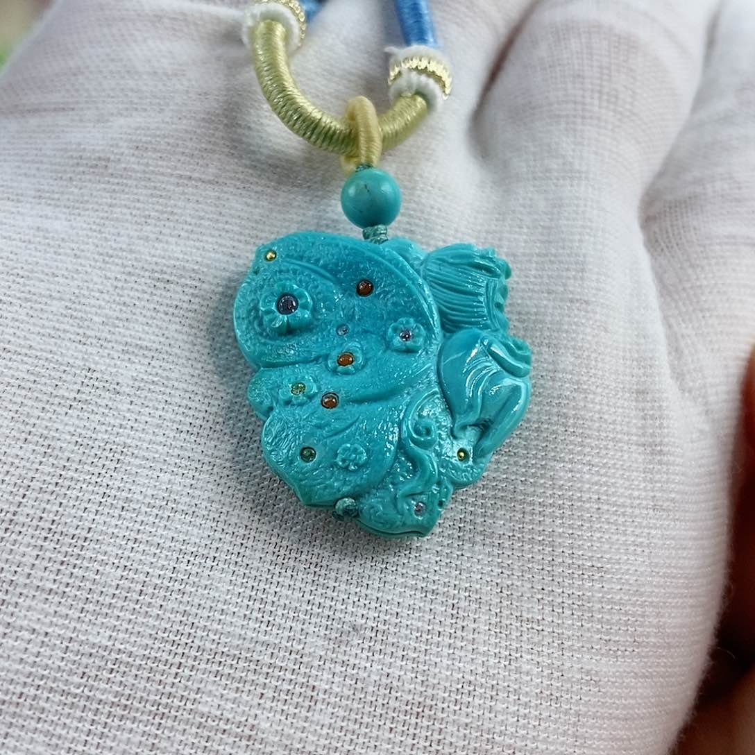 绿松石珠宝奇石未镶嵌