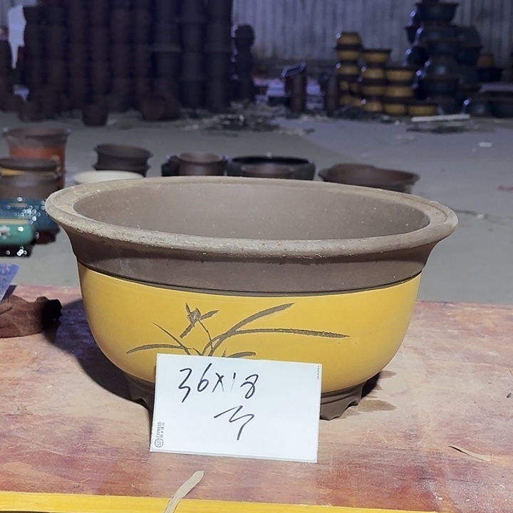 紫砂花盆手工制作23