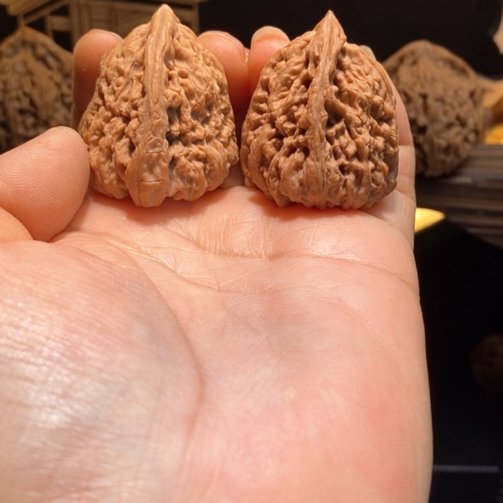 文玩核桃把件Q**F小窝头34.5