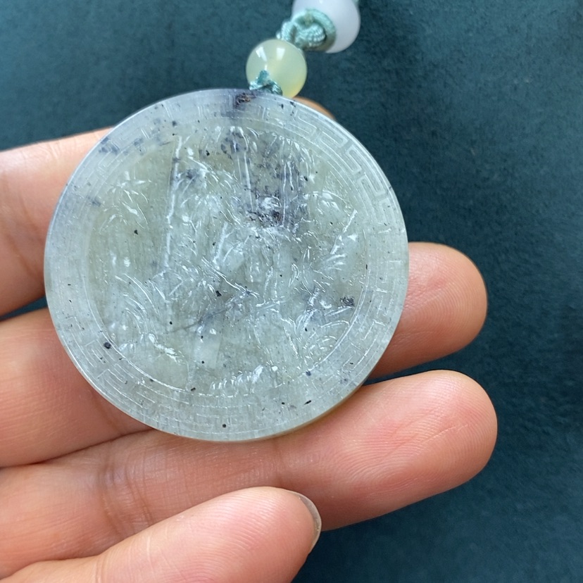 【闪购商品】蛇纹石玉未镶嵌吊坠