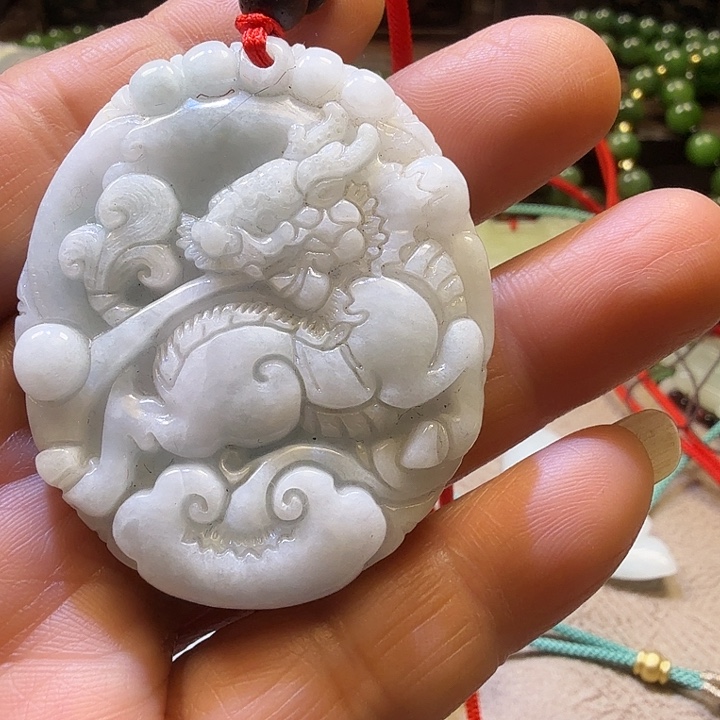 翡翠未镶嵌颈饰翡翠挂件