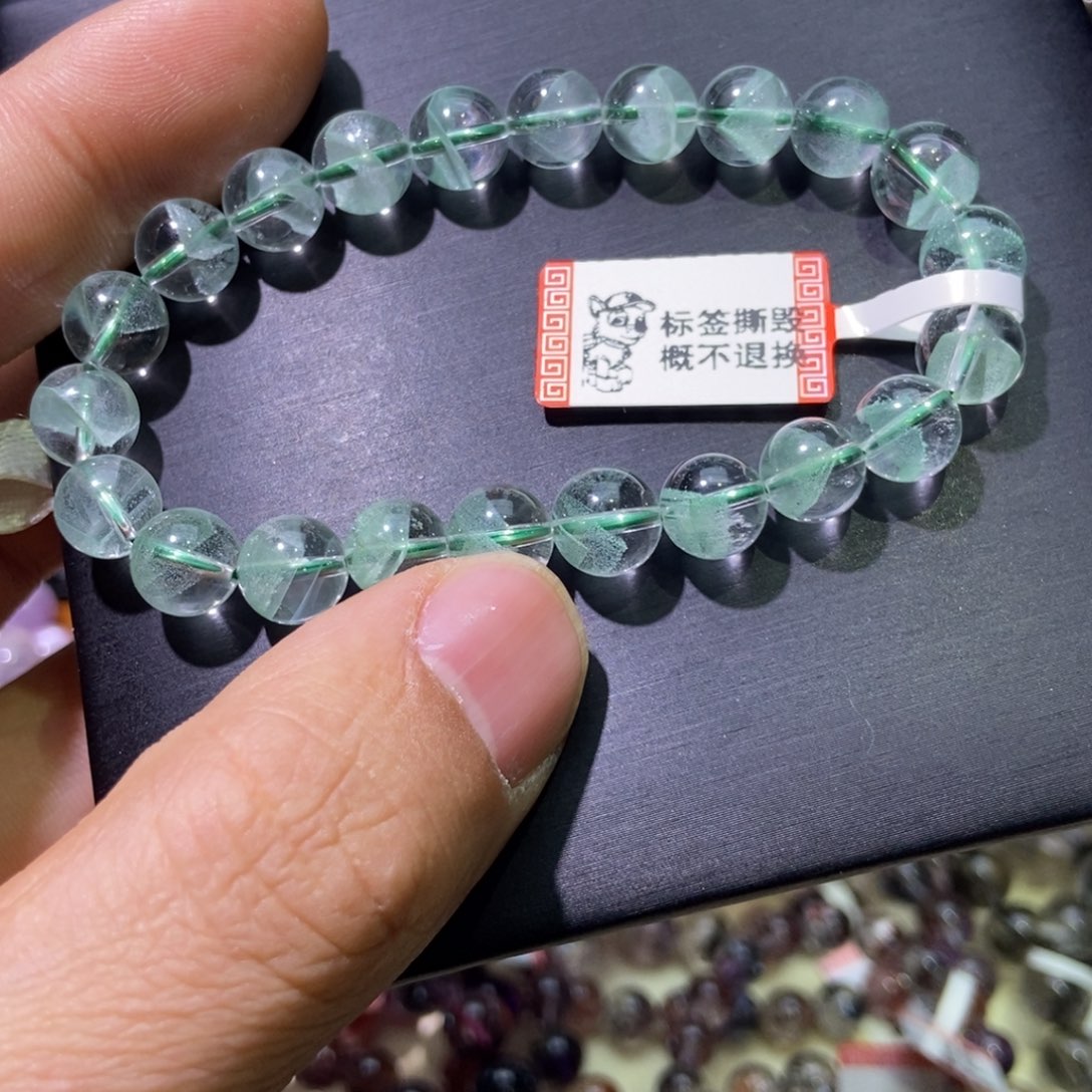 水晶手串未镶嵌翠幽灵