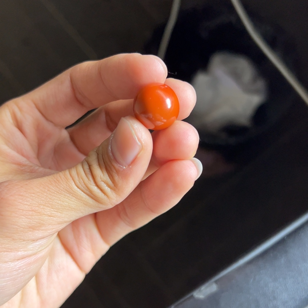 南红玛瑙颈饰未镶嵌心*