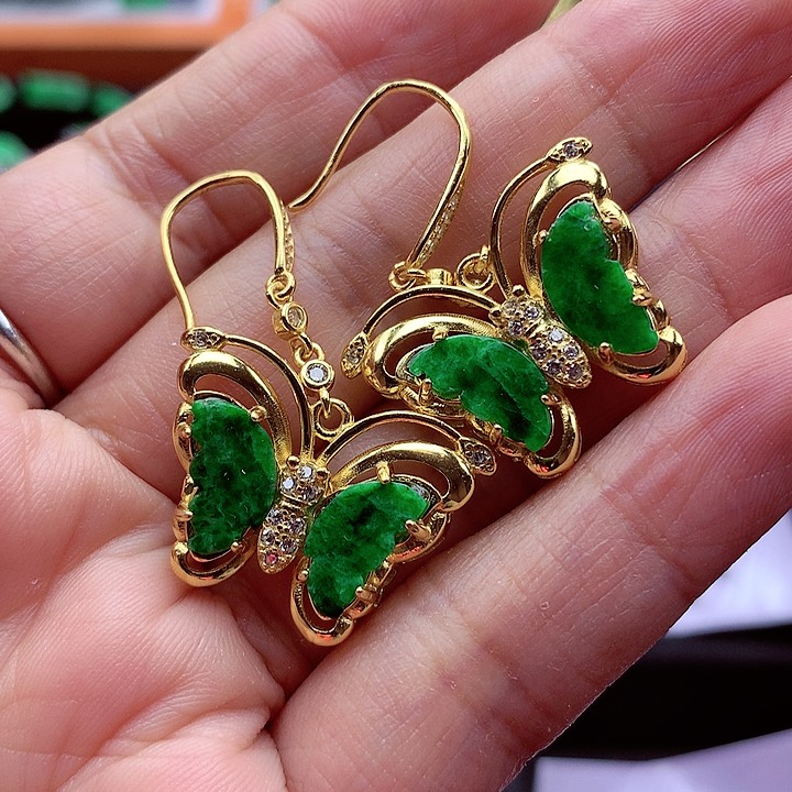 翡翠颈饰银S925镶嵌翡翠