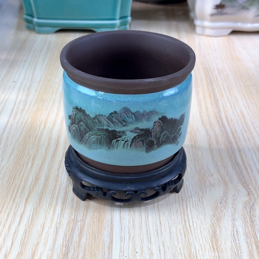 陶瓷绿植多肉花盆拍满8.8包邮发货