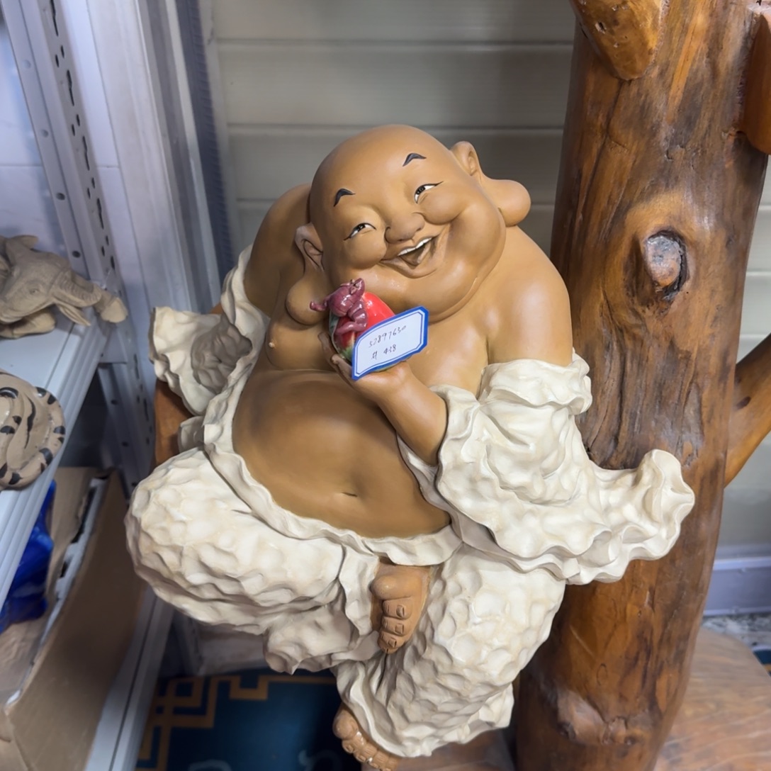 寒***至石湾窑陶瓷摆件小佛