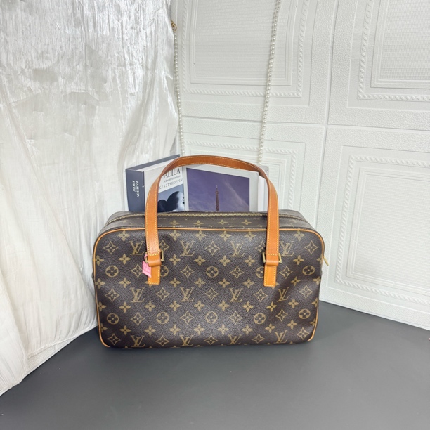 95新 LouisVuitton/路易威登 开口笑盒子手提单肩包