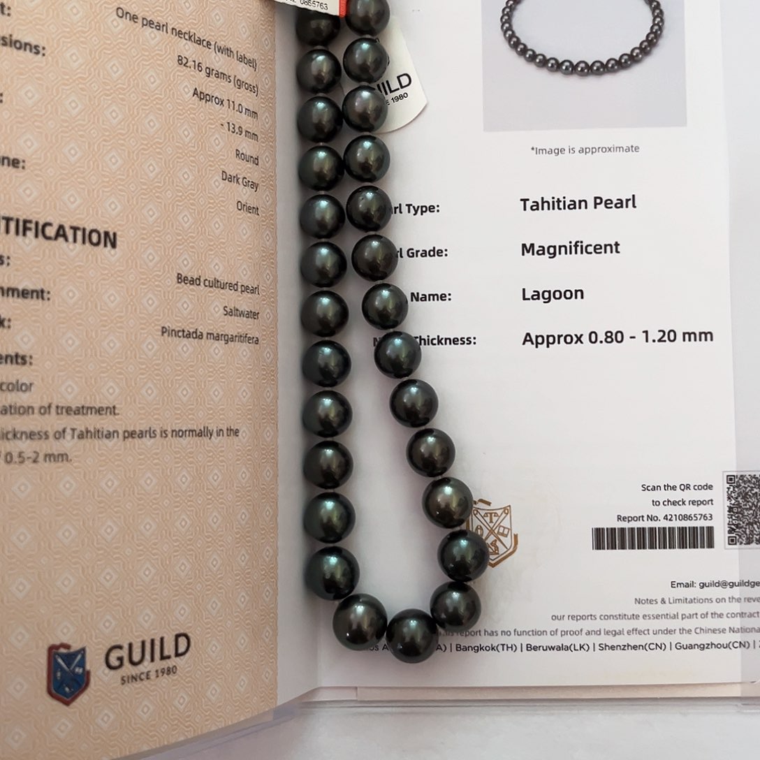 海水珍珠颈饰未镶嵌S****月lagoon11-13.9