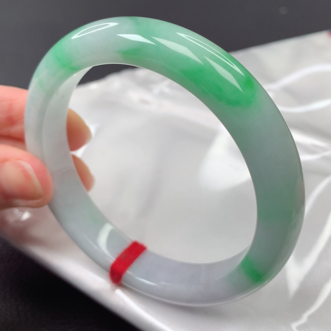 【闪购商品】翡翠手镯未镶嵌39号正圈19105-58