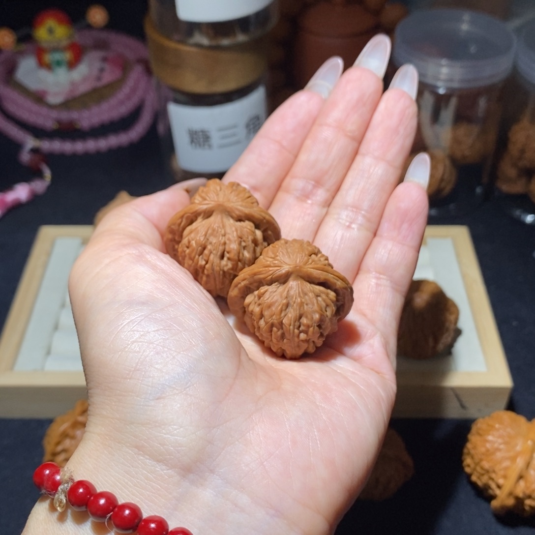 吊坠文玩核桃汉高楼34