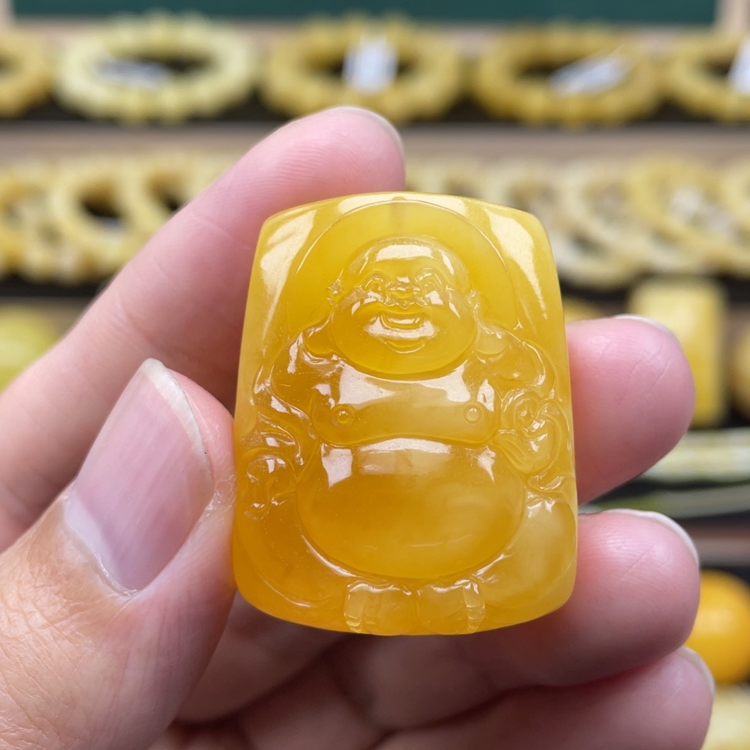 琥珀裸石未镶嵌琥珀蜜蜡