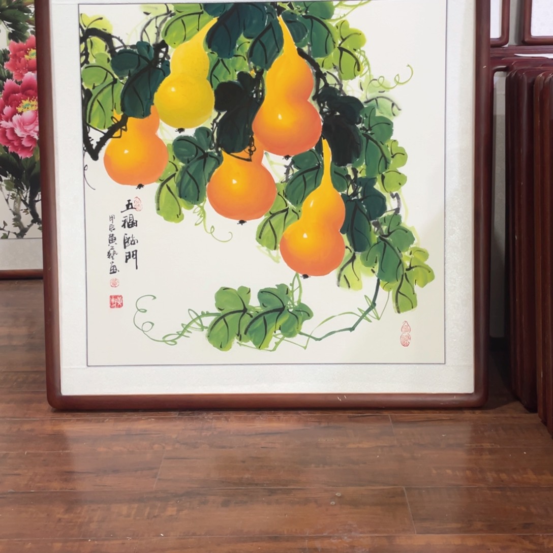 国画带框尺寸83*83厘米