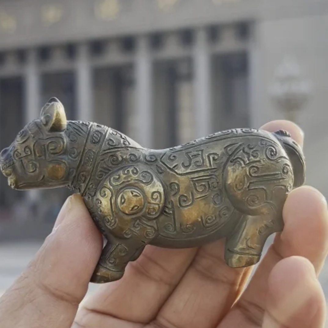 中山国神兽立体冰箱贴 河北博物院 文创