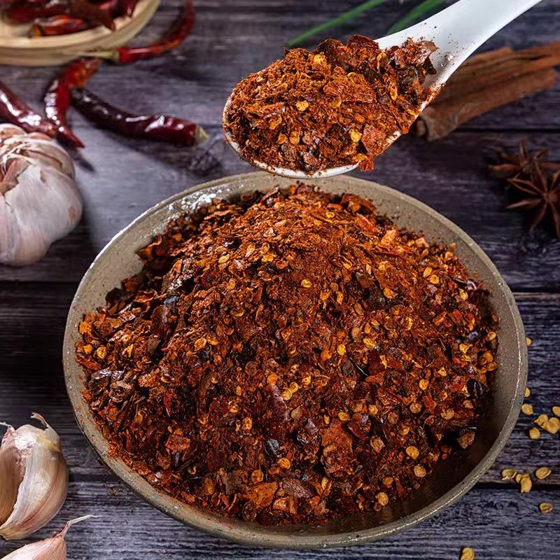 云南德宏特产柴火胡辣椒面 糊辣椒 火锅调料油泼辣子蘸水