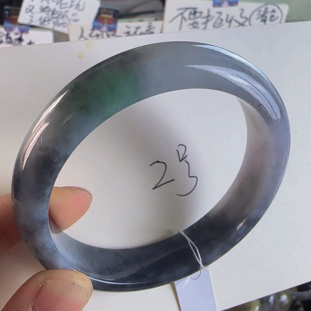 翡翠手镯未镶嵌老坑60.3。14.5。8.8