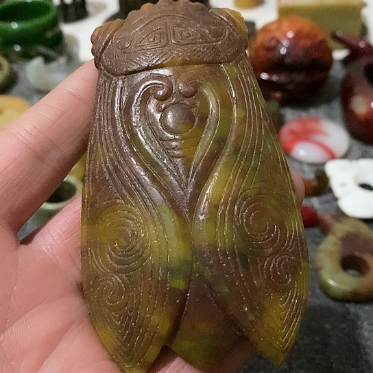 白玉菩提吊坠吊坠