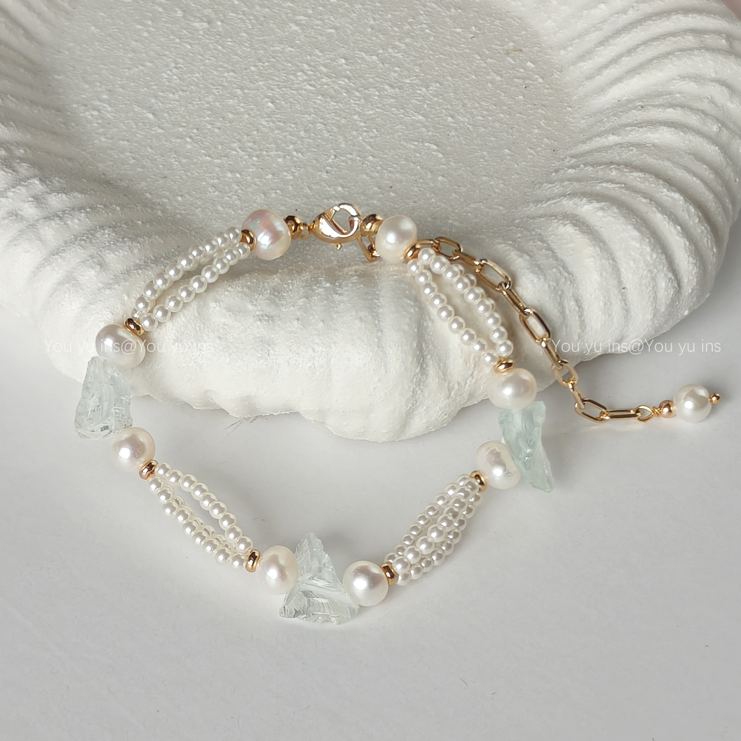 合金手链 晨晶洛丽塔天然手链超仙精致甜美小清新温柔女1622