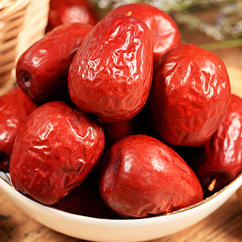 【两斤红枣】新疆和田大枣红枣饱满骏枣和田玉枣2斤wdl