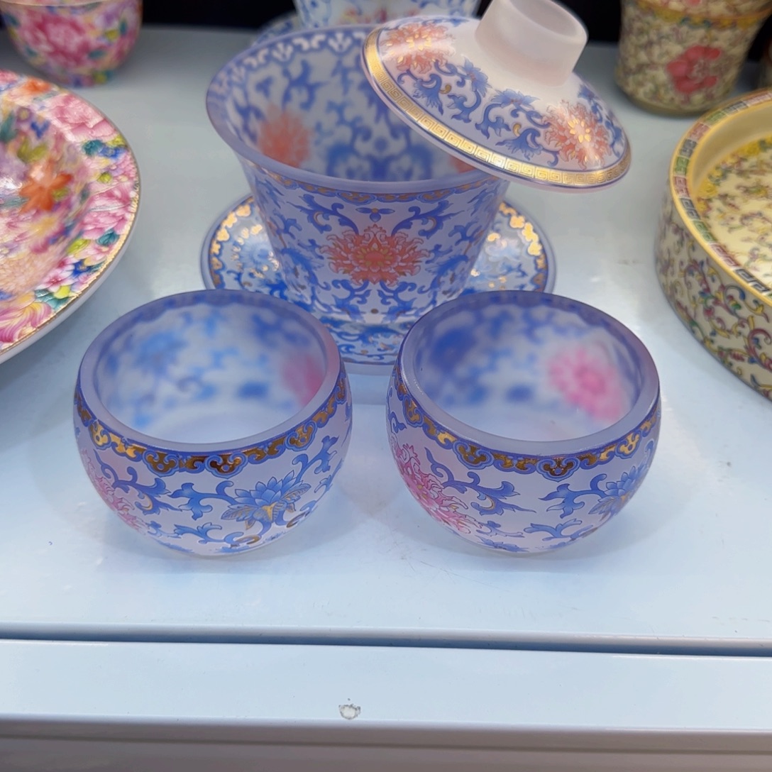 这些盖碗真好看！！！