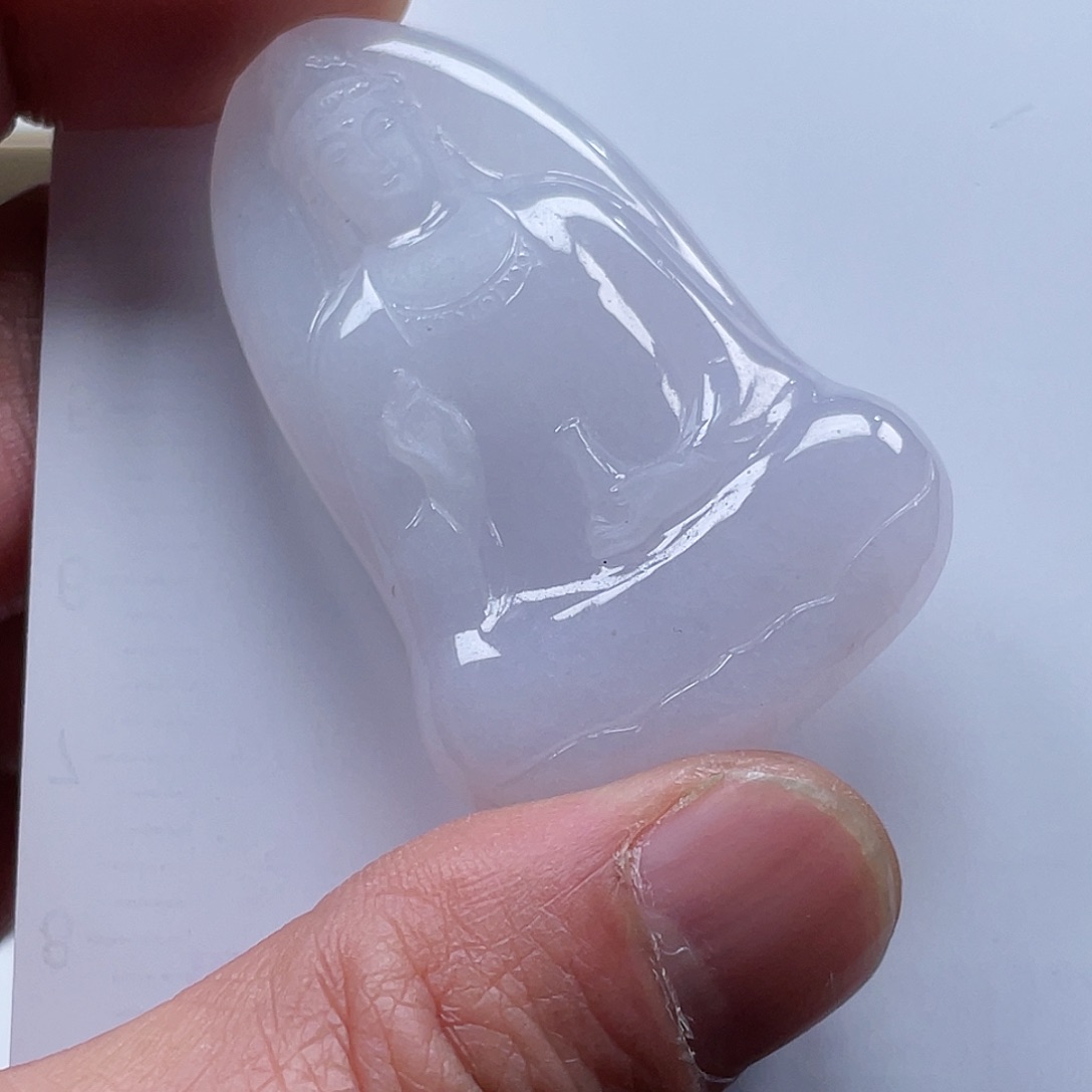 翡翠颈饰未镶嵌缅甸天然A货翡翠