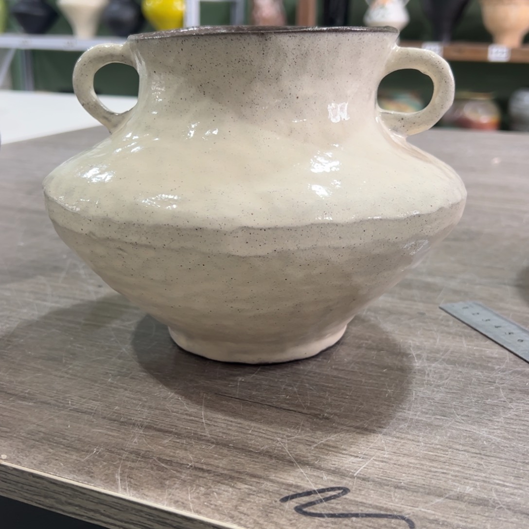 红陶口12高16无孔