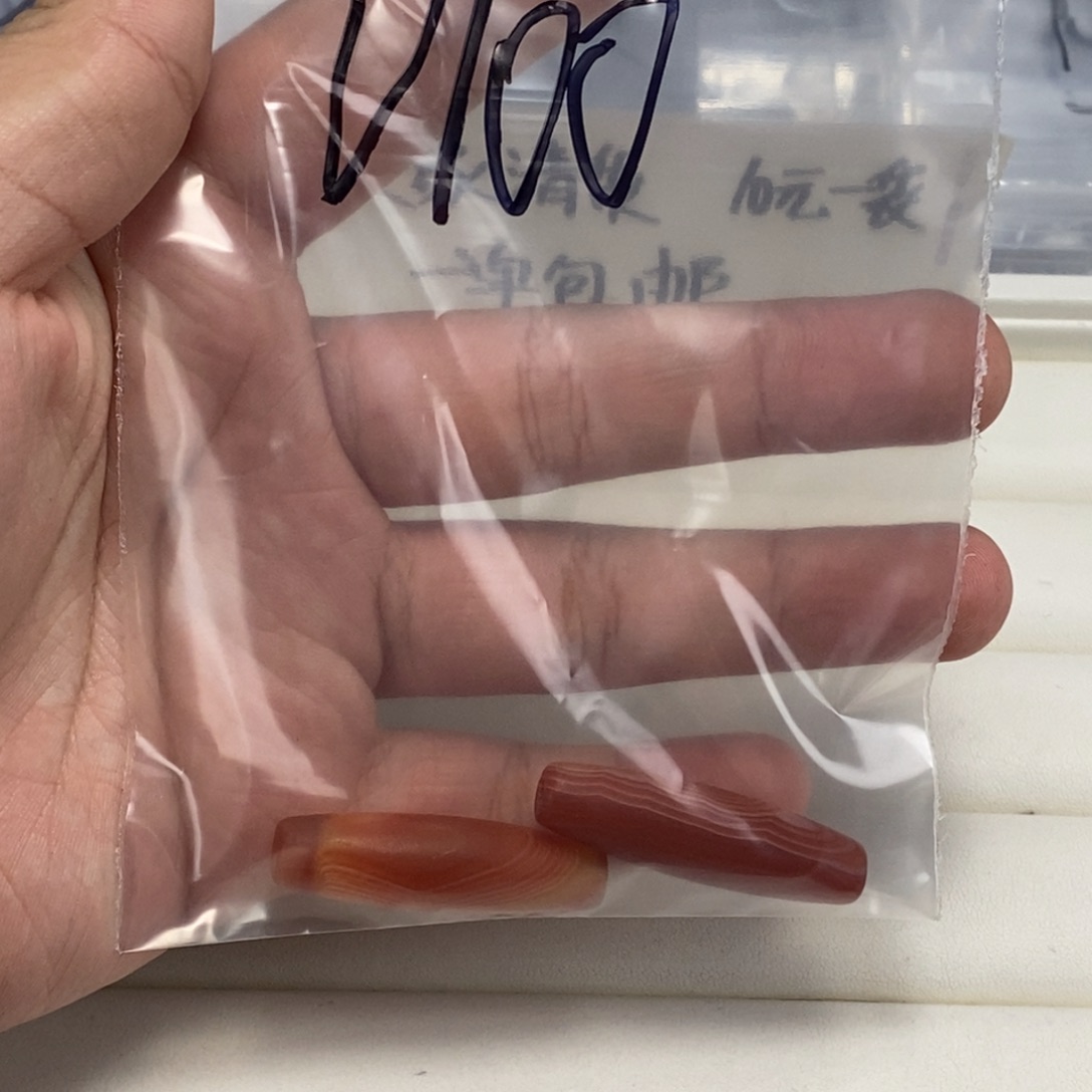 合金颈饰玛瑙/玉髓油***米