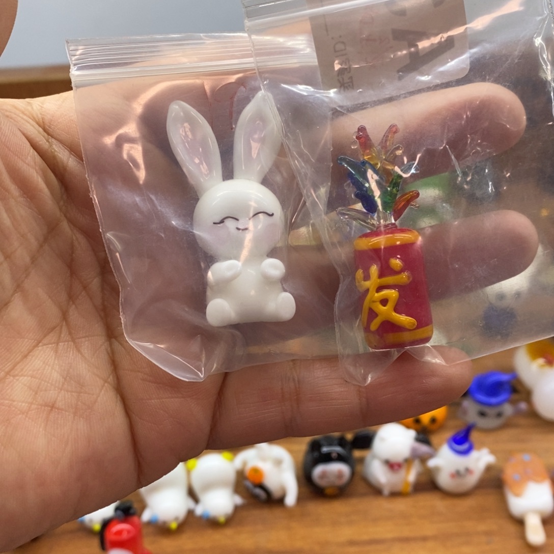 ****⁰手工艺品琉璃琉璃小小小摆件可爱