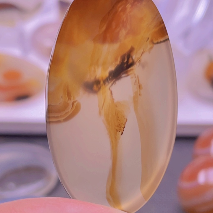 玛瑙/玉髓未镶嵌吊坠(不含链)