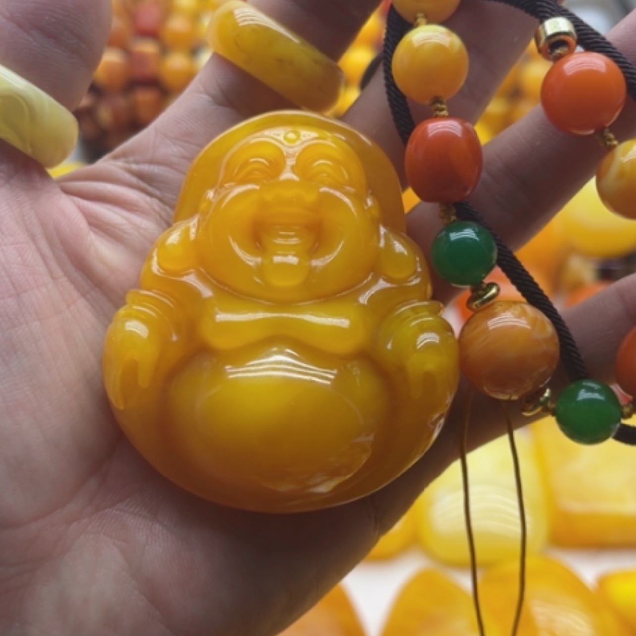 【闪购商品】树脂制品安*吊坠佛公