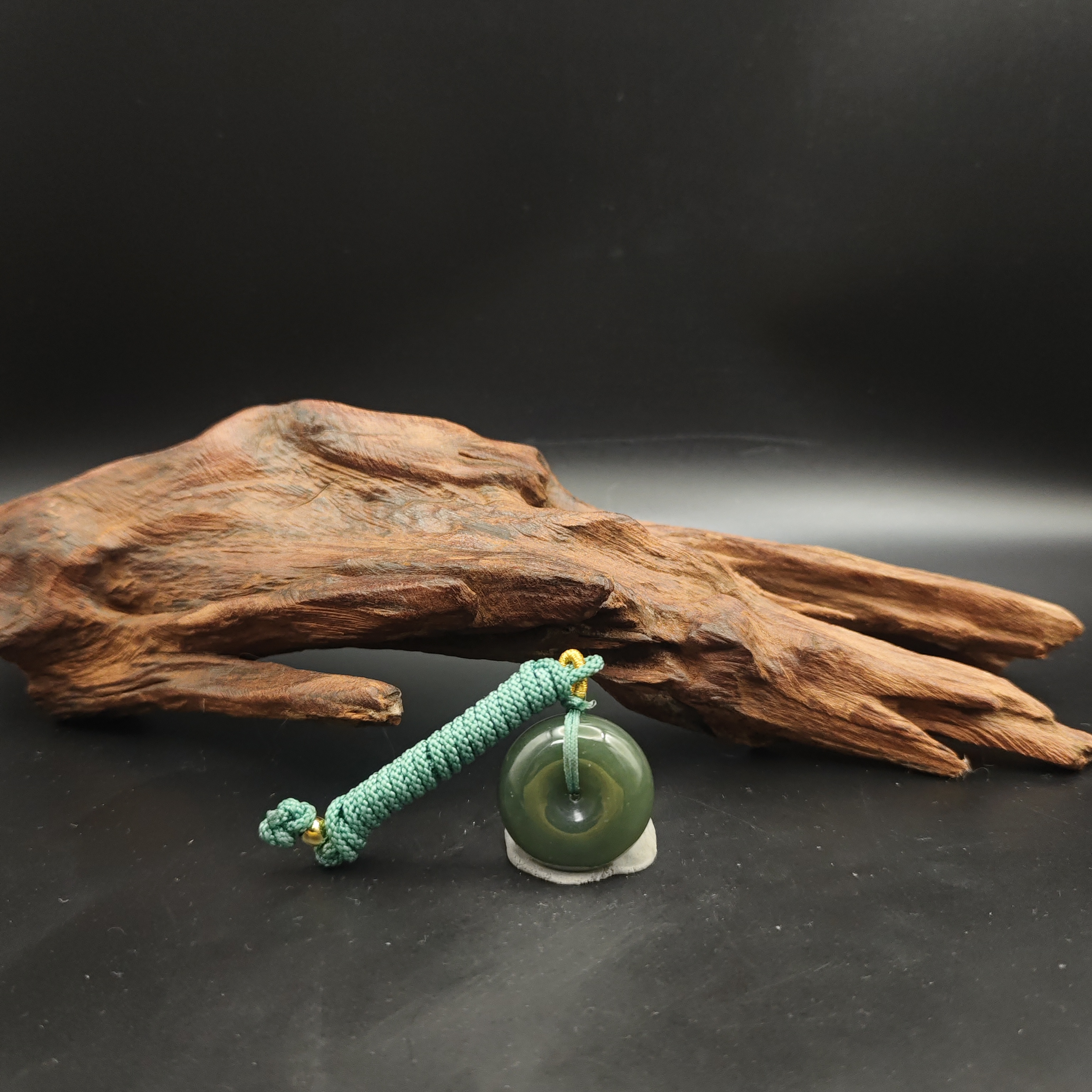 Z和田玉平安扣吊坠0985