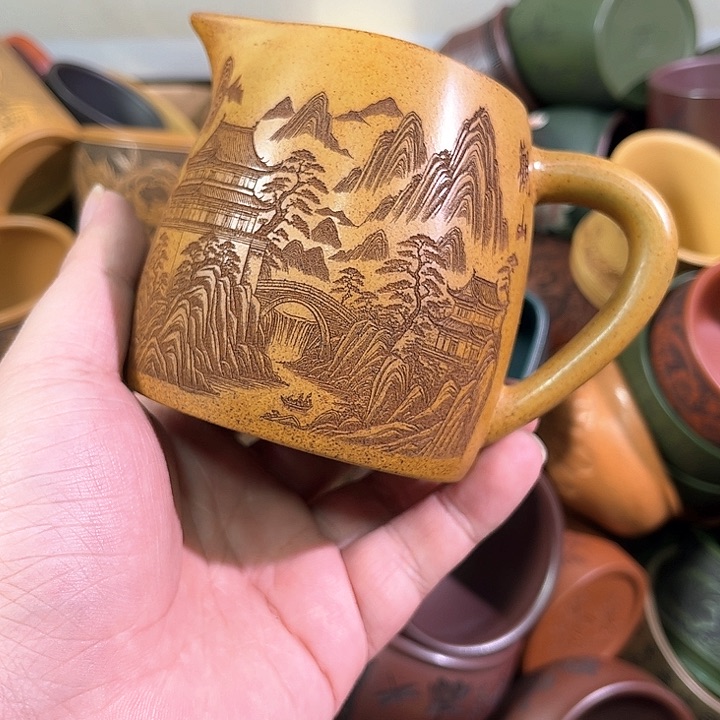 茶杯紫砂全手工紫砂主人杯