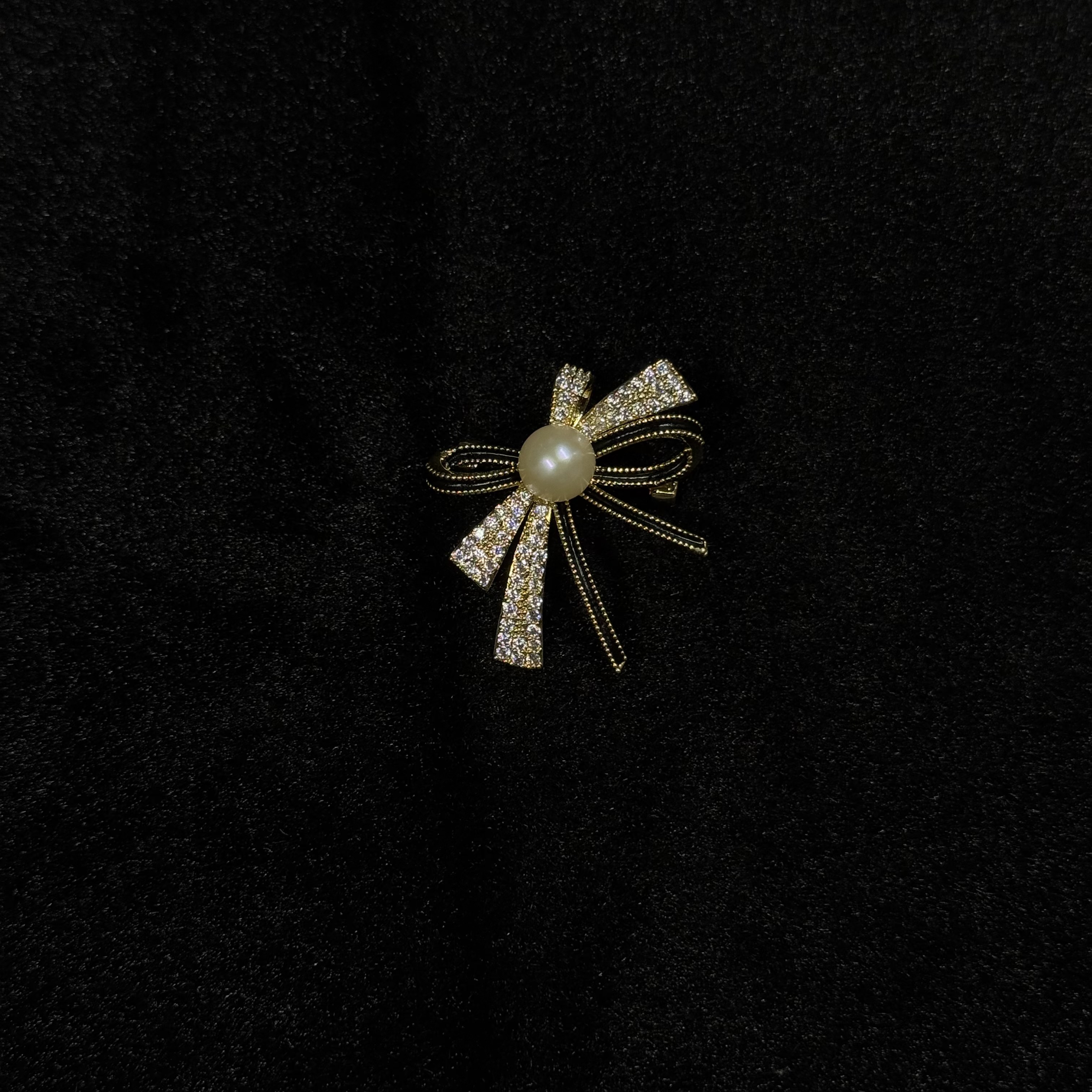 设计款蝴蝶结珍珠胸针 MY001000A 多样性发一件