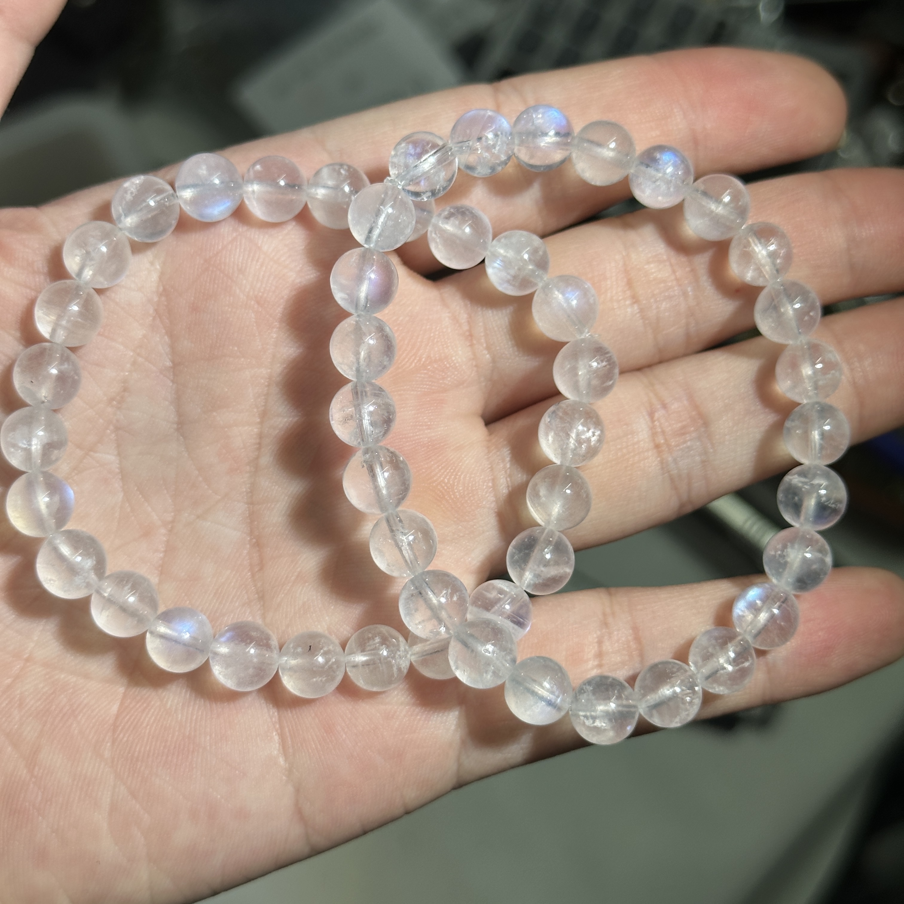 【N42】月光石手串多样性发其一