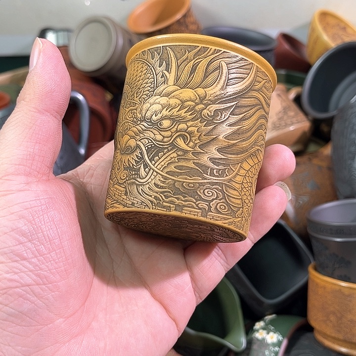 茶杯紫砂全手工紫砂主人杯