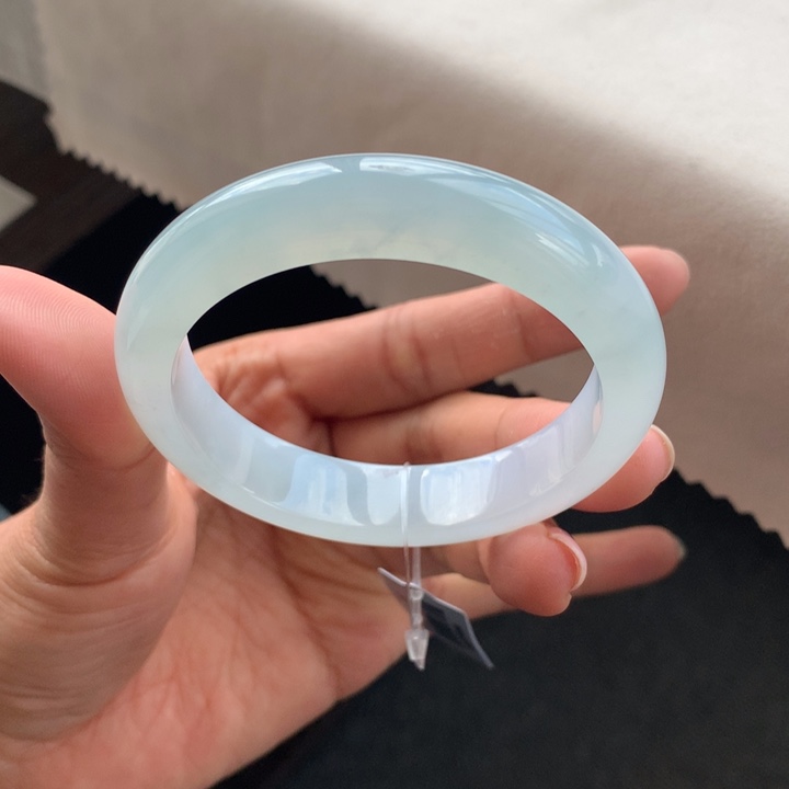 翡翠手镯未镶嵌翡翠手镯54圈口