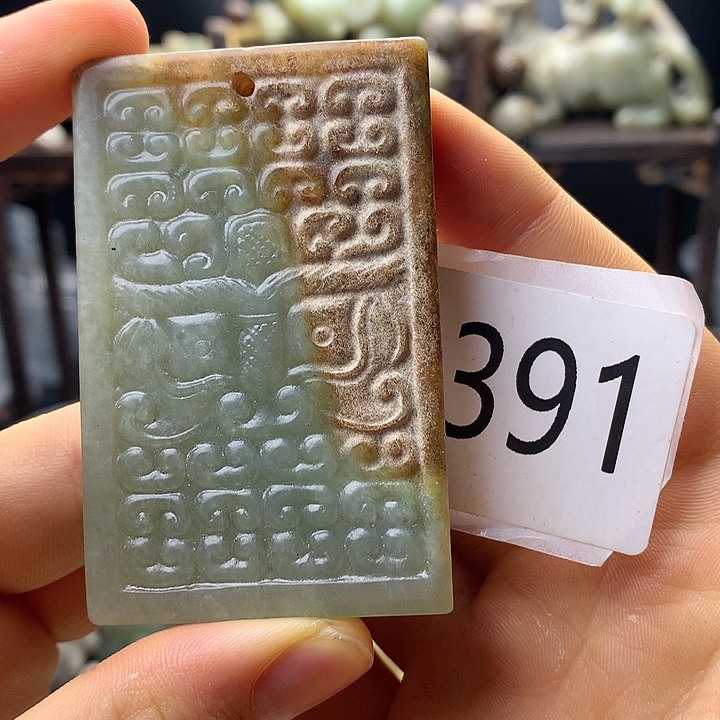 和田玉（糖玉）未镶嵌车挂