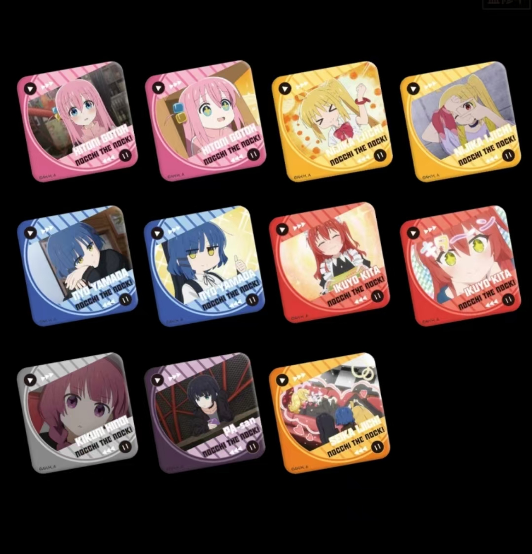 【拆袋】GUGUGUGU孤独摇滚方形徽章波奇/喜多/虹夏/凉盲盒（代拆） 