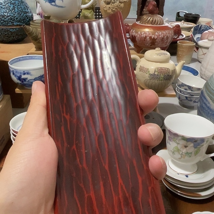 瓷片好看的的托茶则不错