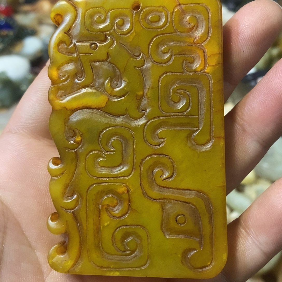 和田玉（糖玉）未镶嵌挂件