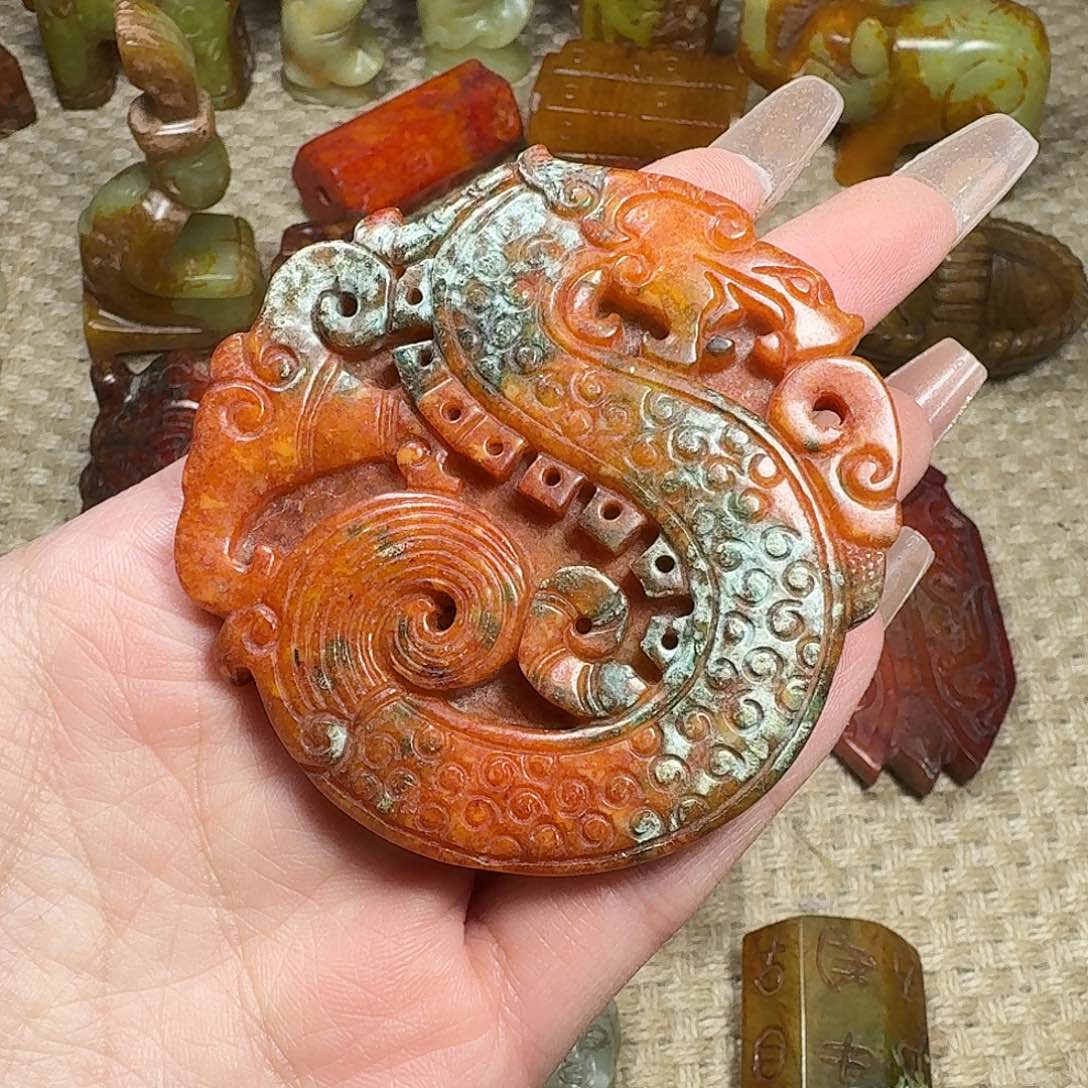 白玉菩提吊坠挂件
