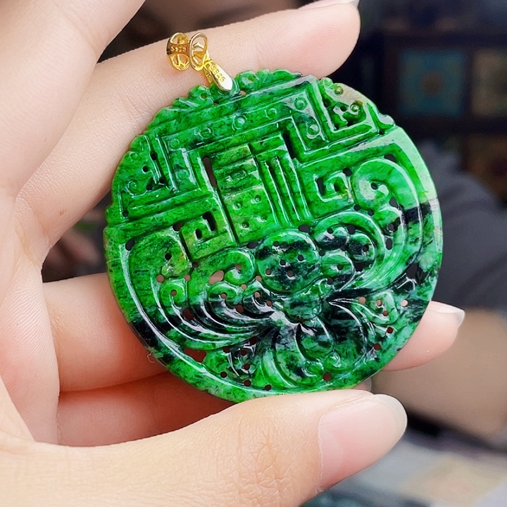 翡翠银S925镶嵌颈饰多样性