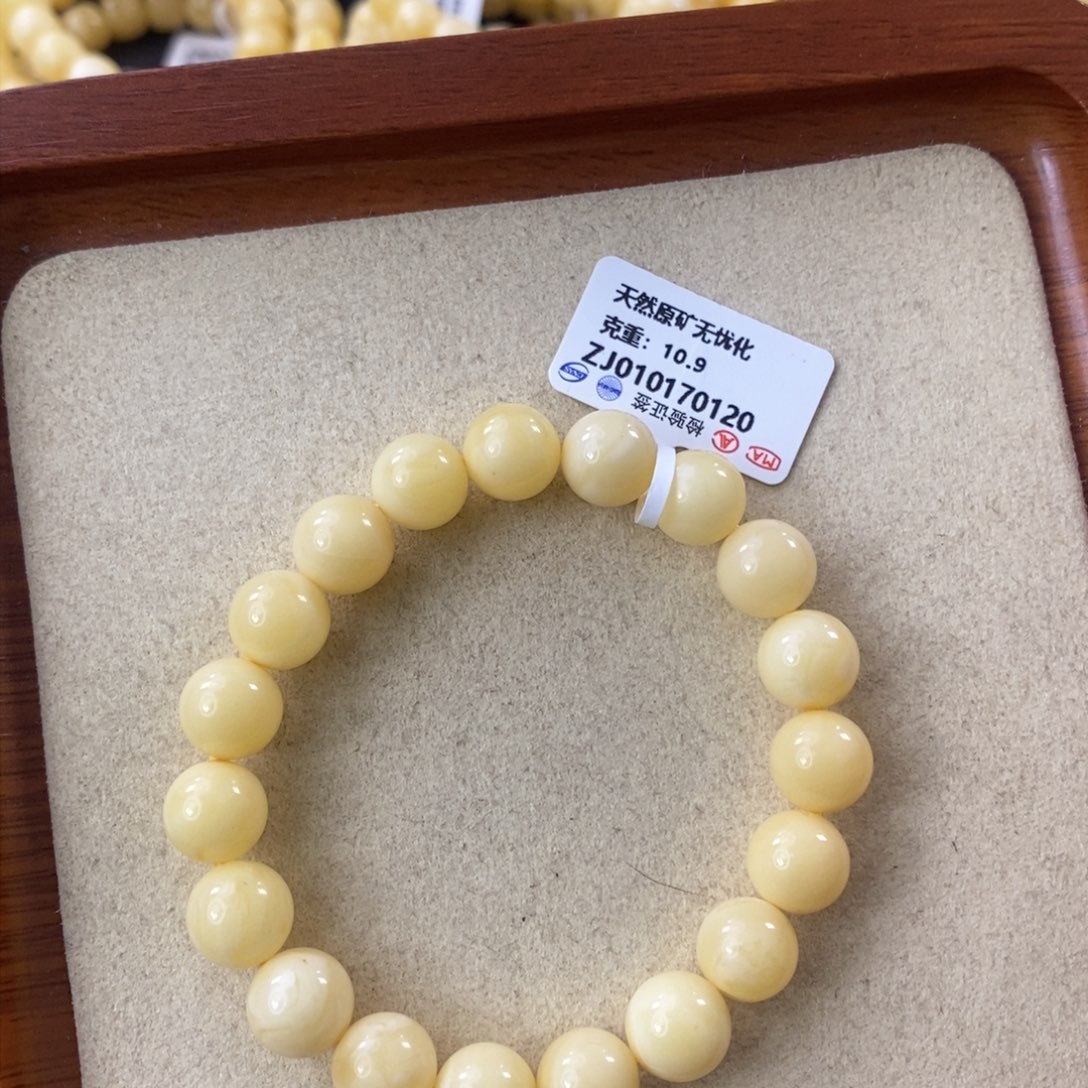 蜜蜡珠宝奇石未镶嵌10mm