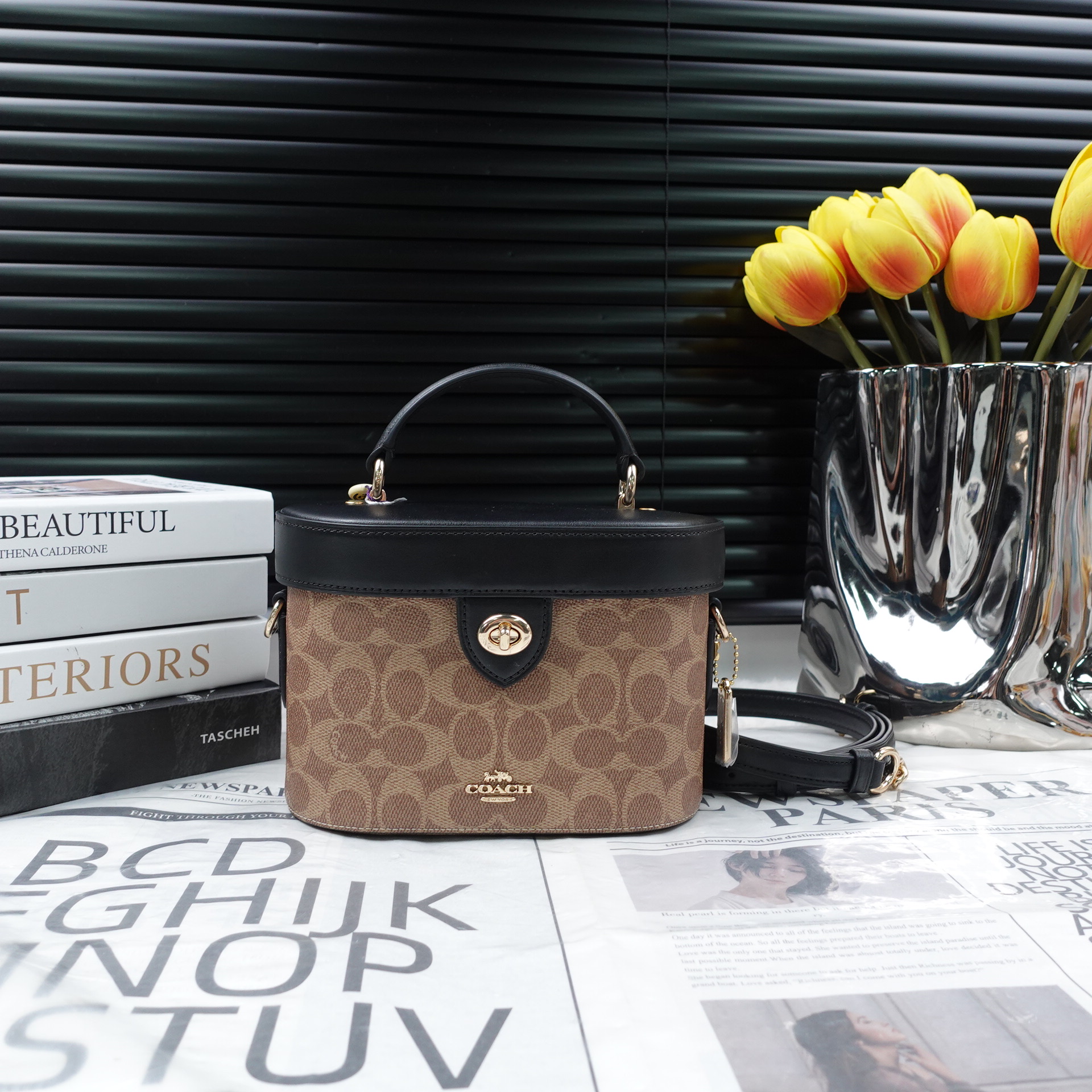 95新 COACH/蔻驰 单肩包/T10309308