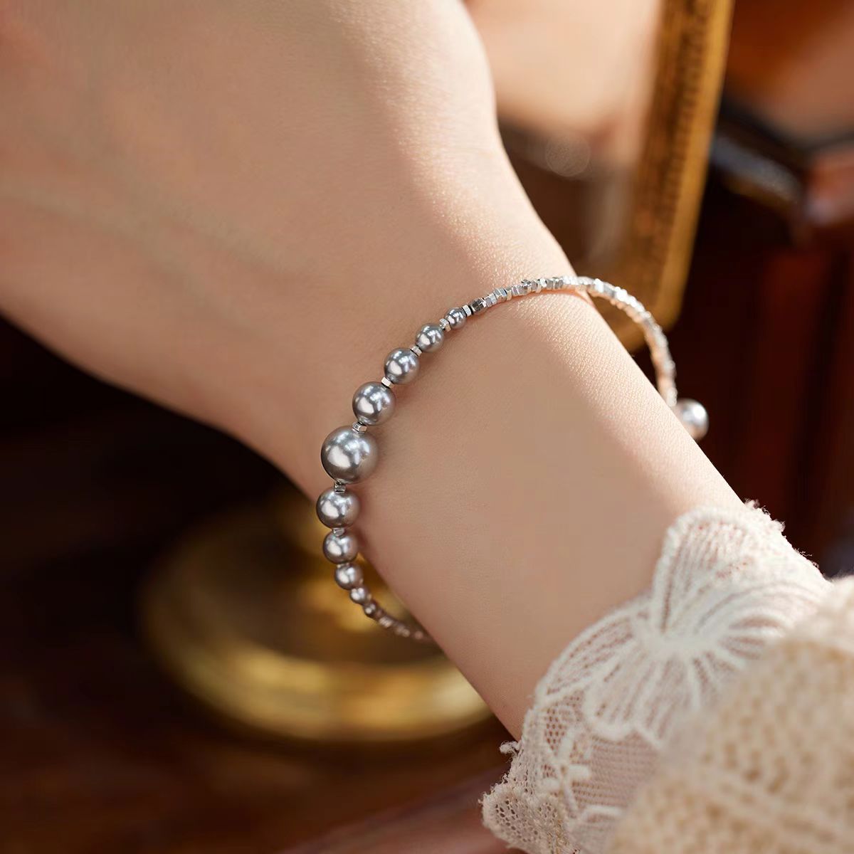 合金手链 【荣荣】 SLA57  2025小众简约气质手链