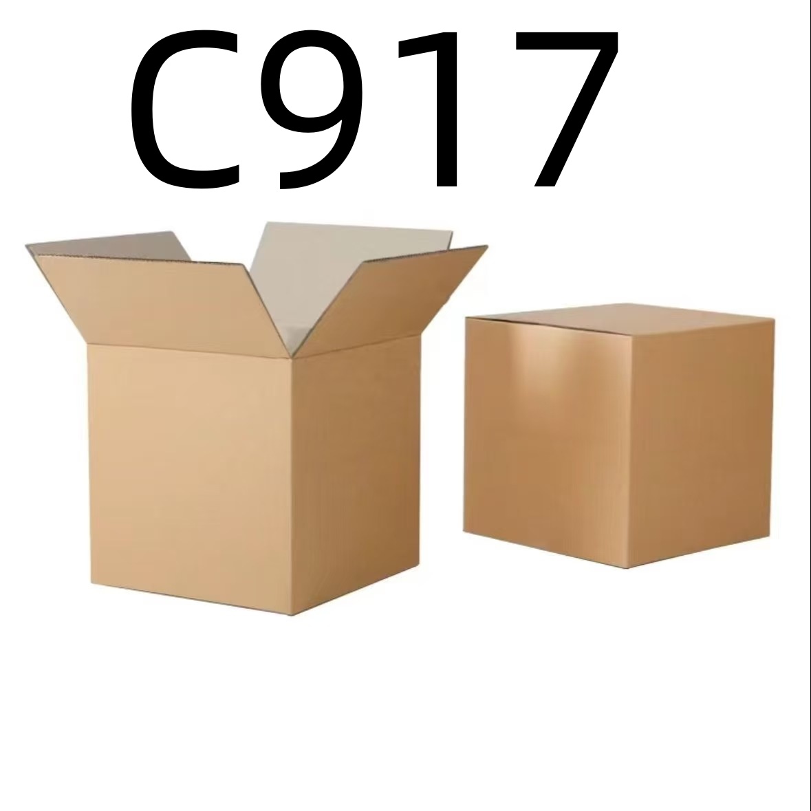 99新  【按照主播讲解下单】C917 编号纸箱 3C数码家用百货桌面摆件