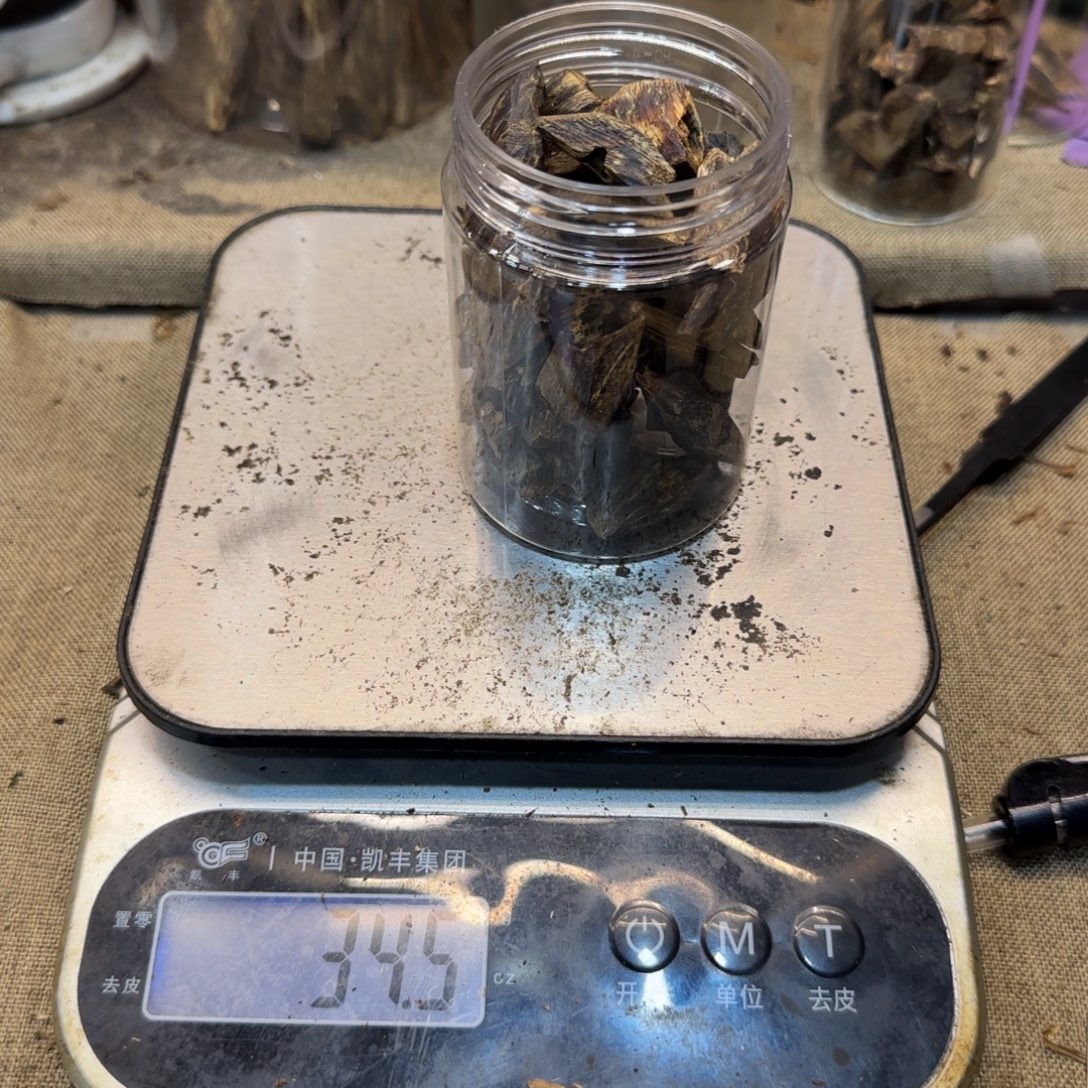 木质乌身圆叶块料30克