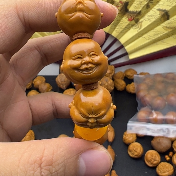 橄榄核手串/手链铁盒手工胖子百态