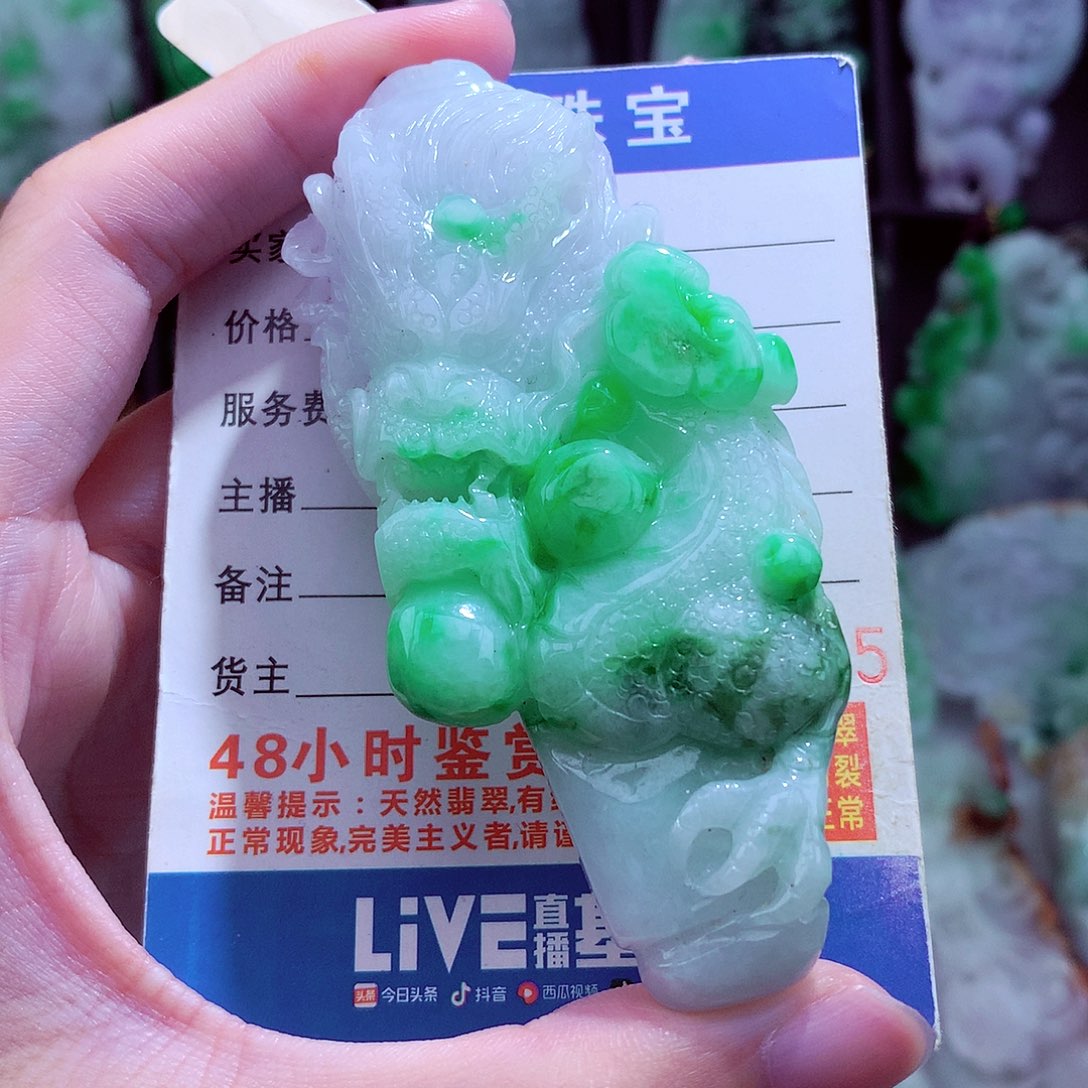 翡翠未镶嵌颈饰挂件